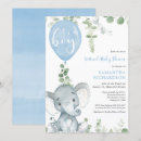 Recherche de zoom baby shower invitations Éléphant