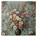 Recherche de vase de fleurs carreaux Bouquet