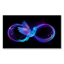 Search for infinity symbol business cards Glow