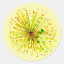 Search for yellow dandelion stickers Watercolor