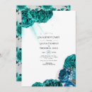 Search for teal engagement party invitations Flowers