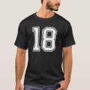 Search for number 18 tshirts Player
