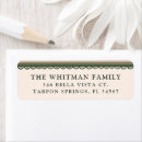 Search for scallop return address labels Elegant