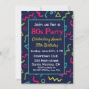 Search for 80s 90s invitations Retro