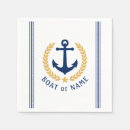 Search for navy blue and white stripes napkins Anchor