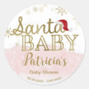 Search for red gold baby shower stickers Red santa's sleigh