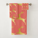 Search for red and gold christmas bath towels Modern