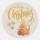 Recherche de noël magique autocollants Arbre de noël
