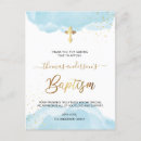 Search for baptism thank you postcards Modern