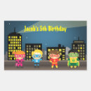Search for super hero birthday party stickers Superheroes