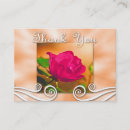Recherche de gratitude cartes visite Rose