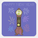Search for new years clock stickers New year's eve