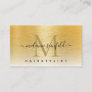 Search for brushed metal business cards Gold