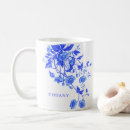 Search for blue toile mugs French