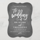Search for rustic chalkboard wedding invitations Modern