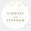 Search for confetti wedding stickers Chic