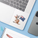 Search for kangaroo cartoon stickers Funny