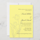 Search for yellow tulip wedding invitations Modern