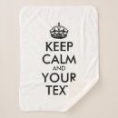 Search for keep calm blankets Motivation