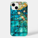 Recherche de vitrail iphone coques Bleu