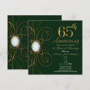 Search for emerald anniversary invitations Vintage