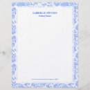 Search for blue pattern business stationery Elegant