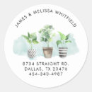 Search for small plant stickers Return address