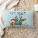 Search for pug christmas pillows Festive