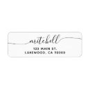 Search for chic return address labels Script calligraphy