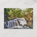 Search for waterfalls business cards Landscape