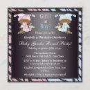 Search for african american gender reveal invitations Baby shower