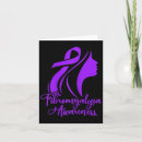 Search for purple awareness ribbon cards Fibromyalgia