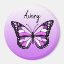 Recherche de jolis papillons magnets Violet