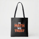 Search for math tote bags Nerd