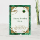 Search for emerald birthday cards Gold