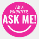 Recherche de on demand stickers Volunteer