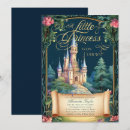 Search for fairytale baby girl shower invitations Watercolor