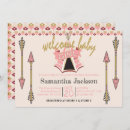 Search for tribal baby girl shower invitations Cute