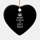 Search for keep calm ornaments Carry on
