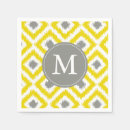 Recherche de gris et jaune serviettes Motif