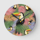 Recherche de oiseau exotique horloges Toucan