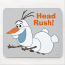 Recherche de chaleur tapis souris Olaf