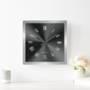 Recherche de acier horloges Métallisé