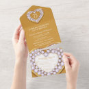Search for golden jubilee invitations Heart