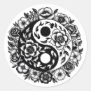 Search for black and white yin yang stickers Flowers