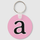 Search for alphabet a keychains Minimalist