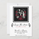 Search for red rose black and white invitations Gothic