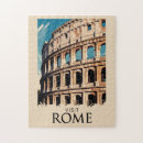 Search for rome italy puzzles Retro vintage travel