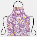 Search for magical unicorn aprons Cartoon
