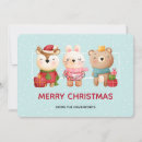 Search for rabbit christmas cards Deer